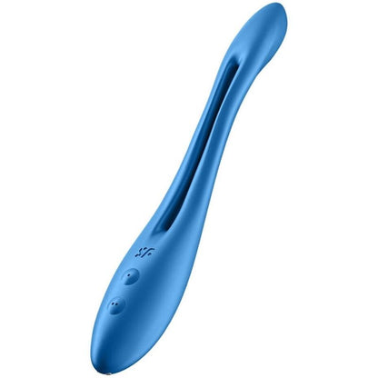 SATISFYER - ELASTIC GAME MULTIFUNKČNÍ VIBRÁTOR MODRÝ