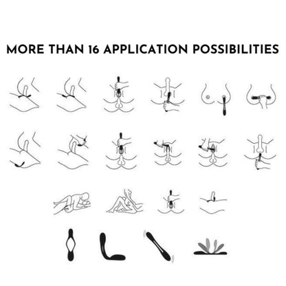 SATISFYER - ELASTIC GAME MULTIFUNKČNÍ VIBRÁTOR MODRÝ