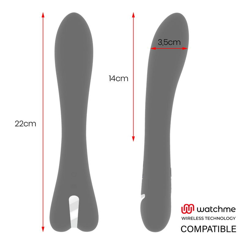 BRILLY GLAM - RYAN VIBRATOR KOMPATIBILNÍ S BEZDRÁTOVOU TECHNOLOGII WATCHME