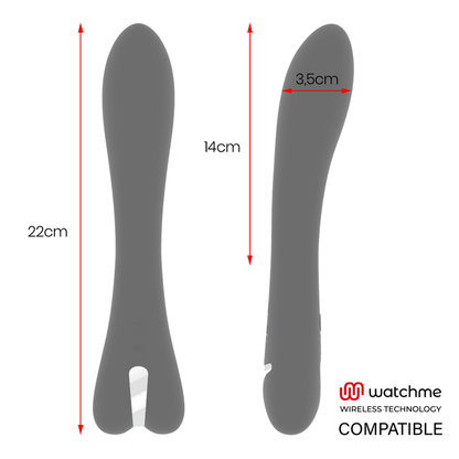 BRILLY GLAM - RYAN VIBRATOR KOMPATIBILNÍ S BEZDRÁTOVOU TECHNOLOGII WATCHME