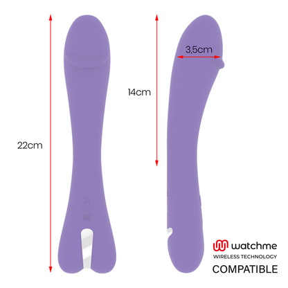 MR BOSS - ENZO VIBRATOR WATCHME KOMPATIBILNÍ S BEZDRÁTOVOU TECHNOLOGII