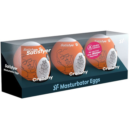 SATISFYER - 3 KŘUPAVÁ VEJCE MASTURBÁTORŮ