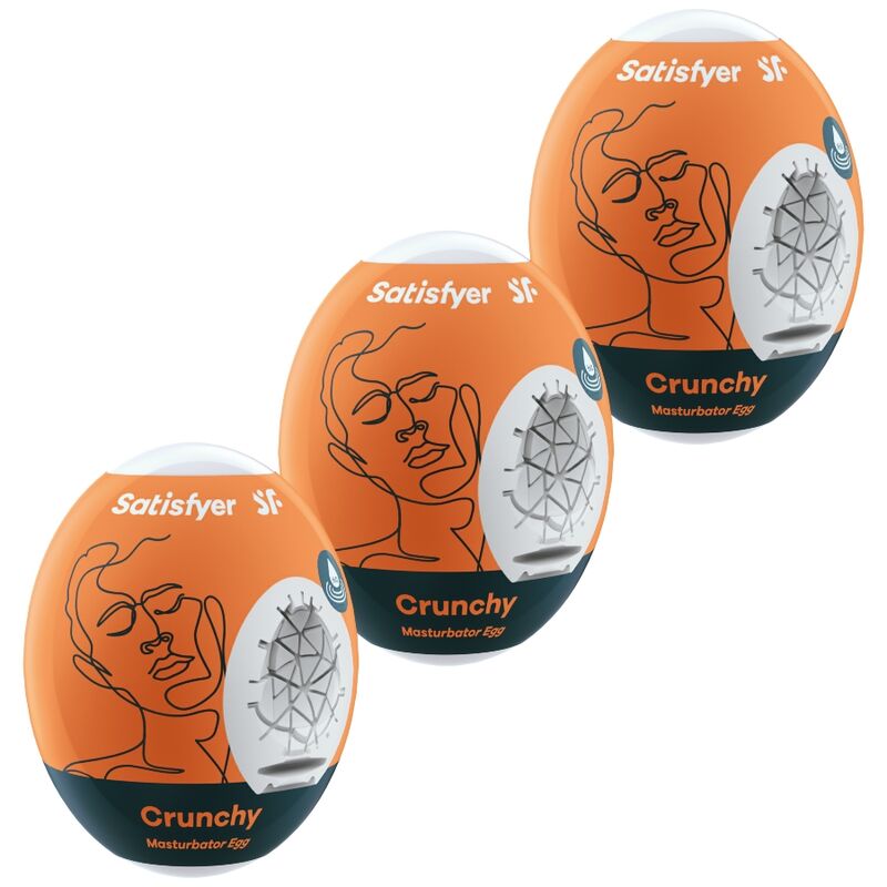SATISFYER - 3 KŘUPAVÁ VEJCE MASTURBÁTORŮ