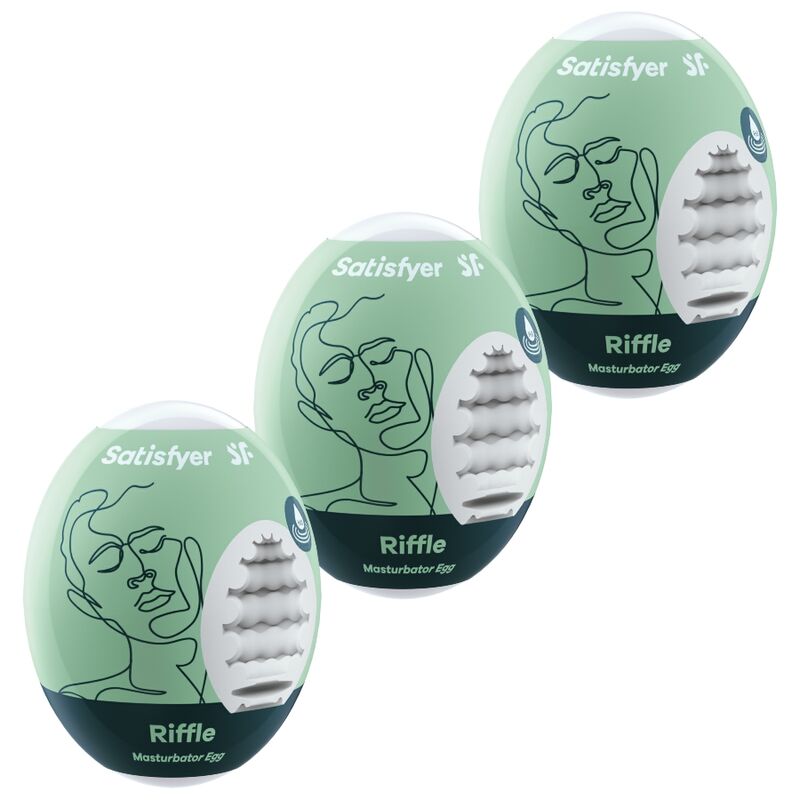 SATISFYER - 3 MASTURBÁTORY VEJCE RIFFLE