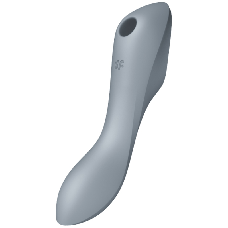 SATISFYER - VIBRAČNÍ PULSE CURVY TRINITY 3 AIR PULSE ŠEDÝ