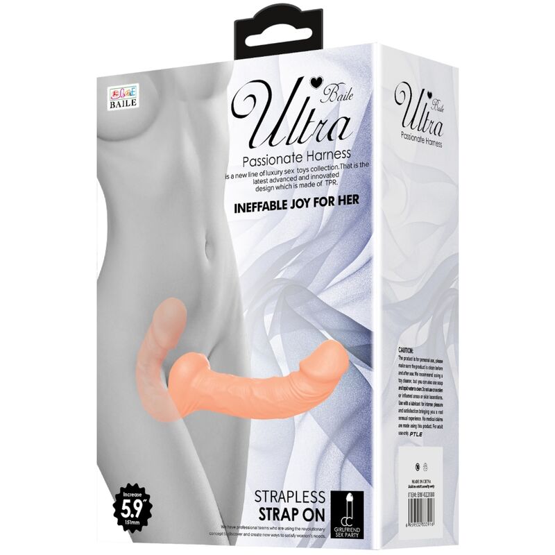 BAILE - ULTRA VÁŠNIVÉ DILDO S POSTROJEM BEZ PODPORY