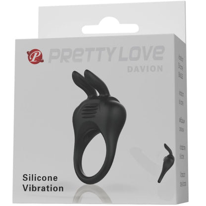 PRETTY LOVE - VIBRAČNÍ KROUŽEK DAVION RABBIT