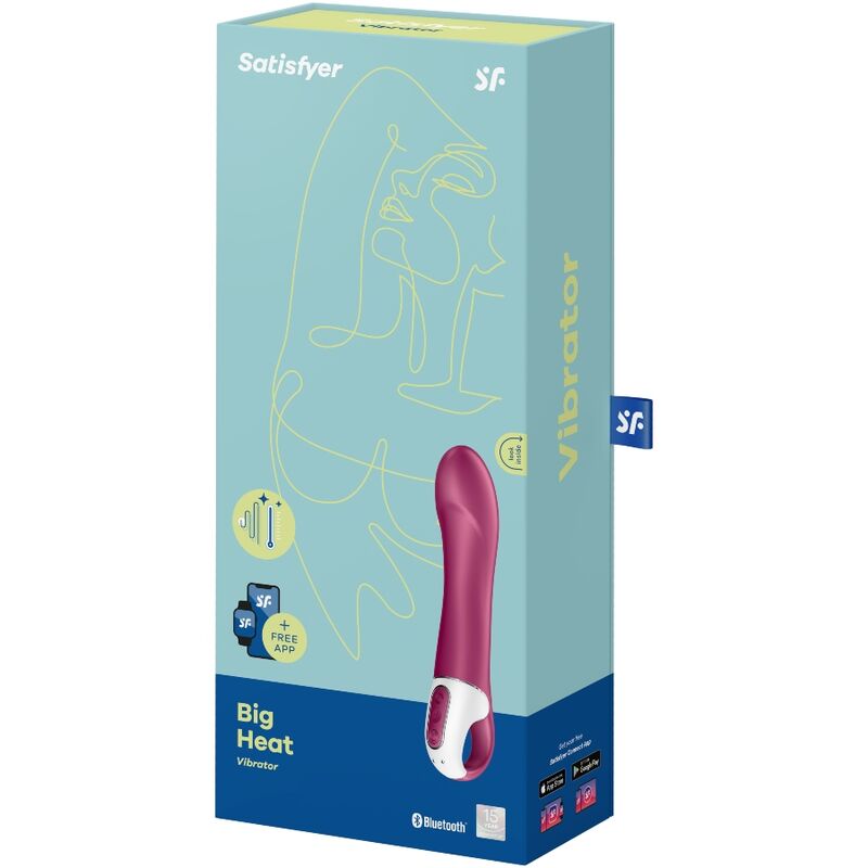 SATISFYER - VIBRAČNÍ TYČINKA S VELKÝM ŽHAVÝM SYSTÉMEM GSPOT