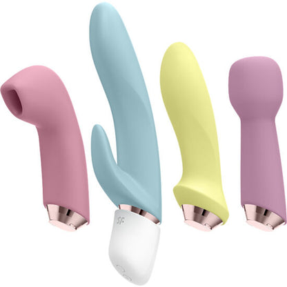 SATISFYER - ÚŽASNÁ SADA ČTYŘ VIBRÁTORŮ A AIR PULSE