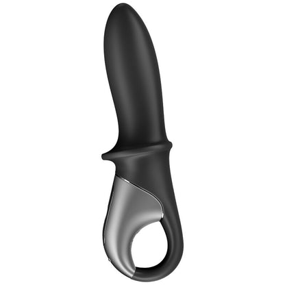 SATISFYER - ANÁLNÍ VIBRÁTOR S APLIKACÍ HOT PASSION, ČERNÝ