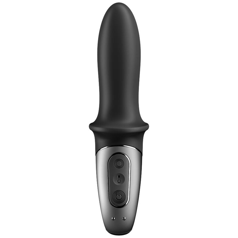 SATISFYER - ANÁLNÍ VIBRÁTOR S APLIKACÍ HOT PASSION, ČERNÝ