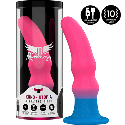 MYTHOLOGY - KUNO UTOPIA DILDO M - VIBRÁTOR KOMPATIBILNÍ S BEZDRÁTOVOU TECHNOLOGII WATCHME