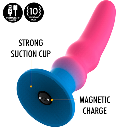 MYTHOLOGY - KUNO UTOPIA DILDO M - VIBRÁTOR KOMPATIBILNÍ S BEZDRÁTOVOU TECHNOLOGII WATCHME