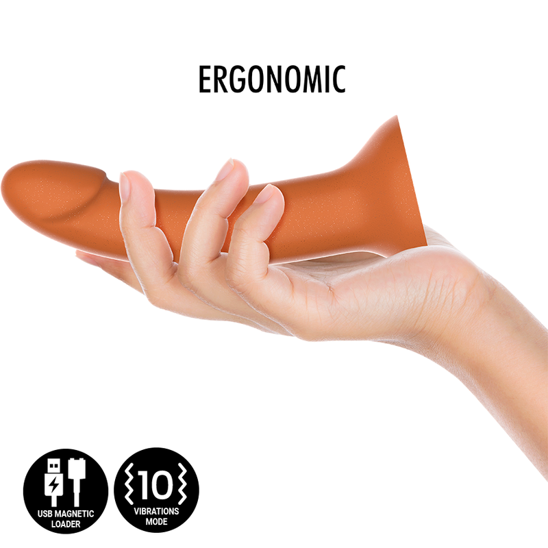 MYTHOLOGY - RUNE ROYAL DILDO M - VIBRÁTOR KOMPATIBILNÍ S BEZDRÁTOVOU TECHNOLOGII WATCHME