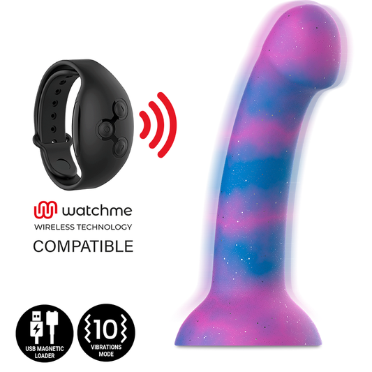 MYTHOLOGY - DION GALACTIC DILDO M - VIBRÁTOR KOMPATIBILNÍ S BEZDRÁTOVOU TECHNOLOGII WATCHME