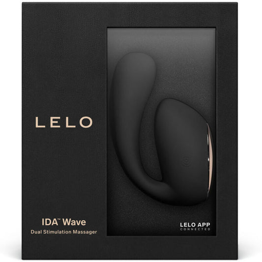LELO - IDA WAVE MASÁŽNÍ PŘÍSTROJ PRO PÁRY ČERNÁ