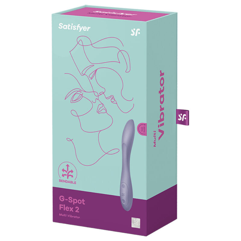 SATISFYER - MULTIVIBRÁTOR G-SPOT FLEX 2 FIALOVÝ
