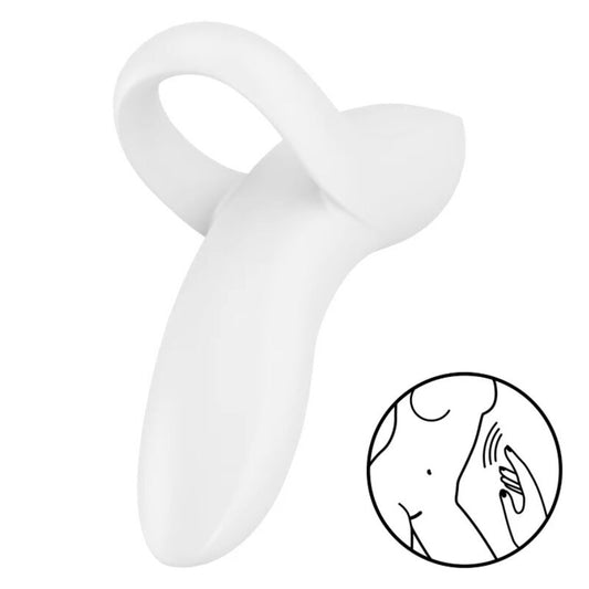 SATISFYER - PRSTOVÝ VIBRÁTOR BOLD LOVER BÍLÝ