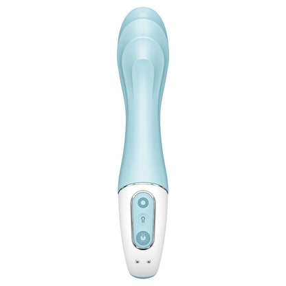 SATISFYER - VIBRAČNÍ ČERPADLO 5+ NAFUKOVACÍ VIBRAČNÍ ČERPADLO PRO G-BOD S APLIKACÍ MODRÝ