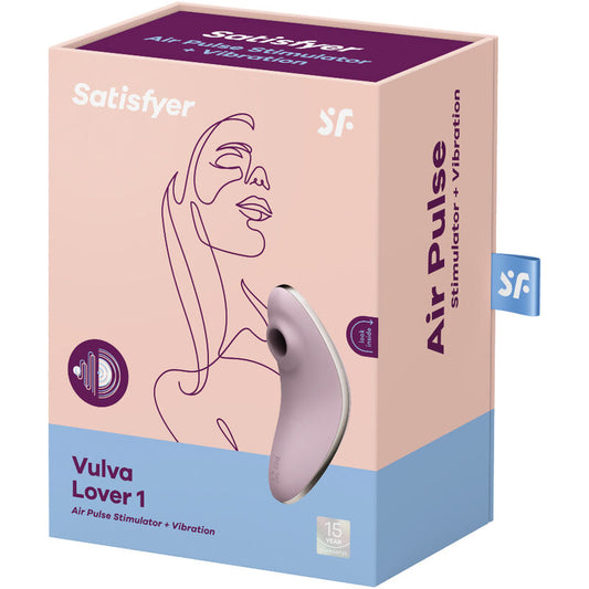 SATISFYER - VULVA LOVER 1 AIR PULSE STIMULÁTOR A VIBRATOR MODRÝ
