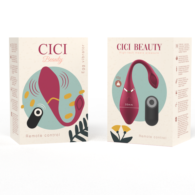 CICI BEAUTY - PRÉMIOVÝ SILIKONOVÝ VIBRAČNÍ KAPSULE S DÁLKOVÝM OVLÁDÁNÍM