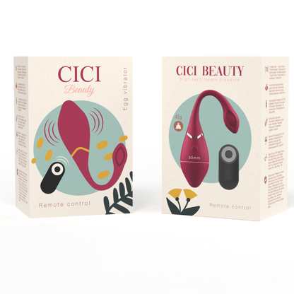 CICI BEAUTY - PRÉMIOVÝ SILIKONOVÝ VIBRAČNÍ KAPSULE S DÁLKOVÝM OVLÁDÁNÍM