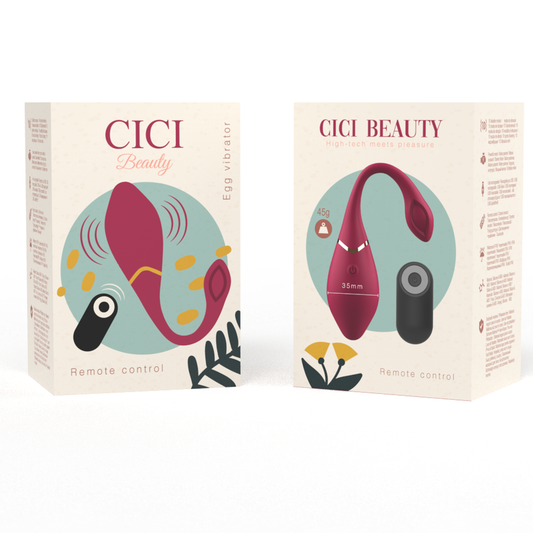 CICI BEAUTY - PRÉMIOVÝ SILIKONOVÝ VIBRAČNÍ KAPSULE S DÁLKOVÝM OVLÁDÁNÍM