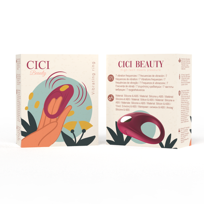 CICI BEAUTY - PRÉMIOVÝ SILIKONOVÝ VIBRAČNÍ KROUŽEK