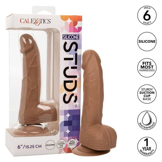 CALEXOTICS - SILIKONOVÉ PĚNY 15,24 CM HNĚDÉ