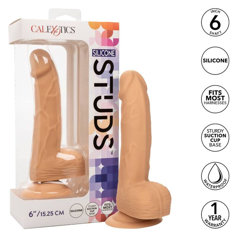CALEXOTICS - SILIKONOVÉ PĚNY 15,24 CM, KŮŽE