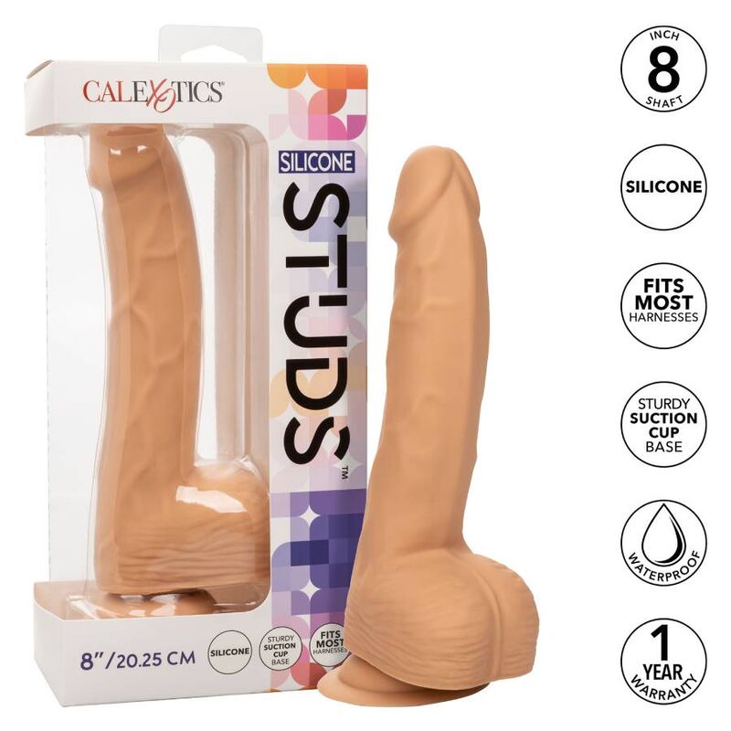 CALEXOTICS - SILIKONOVÉ PĚNY 20,32 CM, KŮŽE