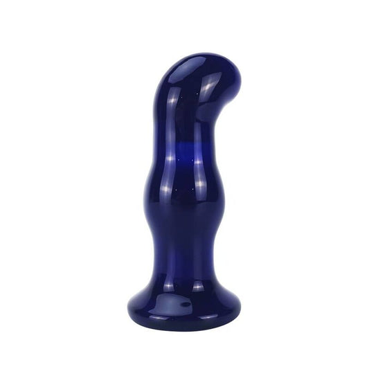 TOYJOY - TŘPYTÍCÍ SE VIBRAČNÍ SKLENĚNÝ ANÁLNÍ ŠPIČKA