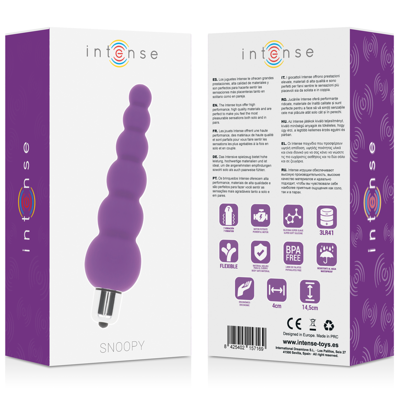INTENSE - SNOOPY 7 RYCHLOSTÍ SILIKONOVÁ LILAC
