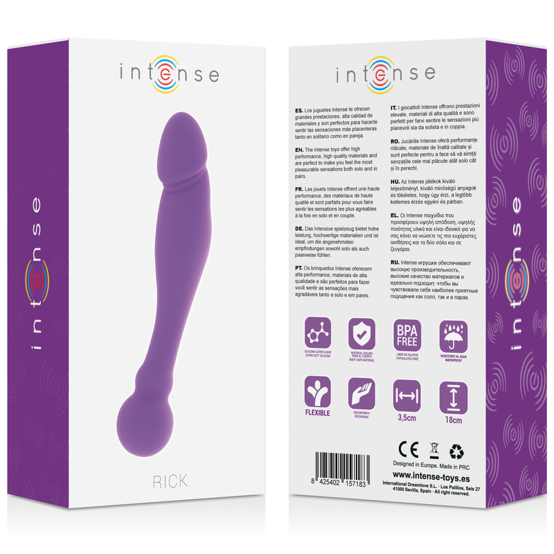 INTENZIVNÍ - SILIKONOVÝ RICK DUAL LILAC