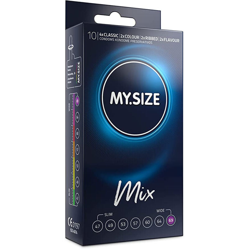 MOJE VELIKOST - MIX KONDOMY 69 MM 10 KS