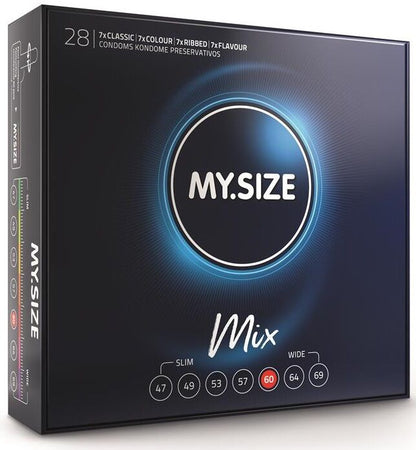 MOJE VELIKOST - MIX KONDOMY 60 MM 28 KS