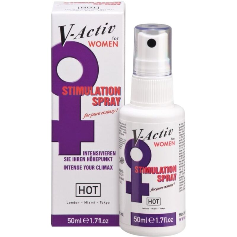 ŽHAVÝ - V-ACTIV PENIS POWER SPREJ PRO ŽENY 50ML