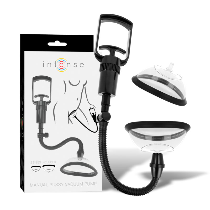 INTENSE - PUMP MANUÁLNÍ VAGINÁLNÍ PUMPKA SE DVĚMA VYMĚNITELNÝMI KALÍŠKY