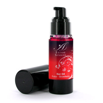 EXTASE SENSUAL - JAHODNÝ HŘEJIVÝ STIMULAČNÍ OLEJ 30 ML
