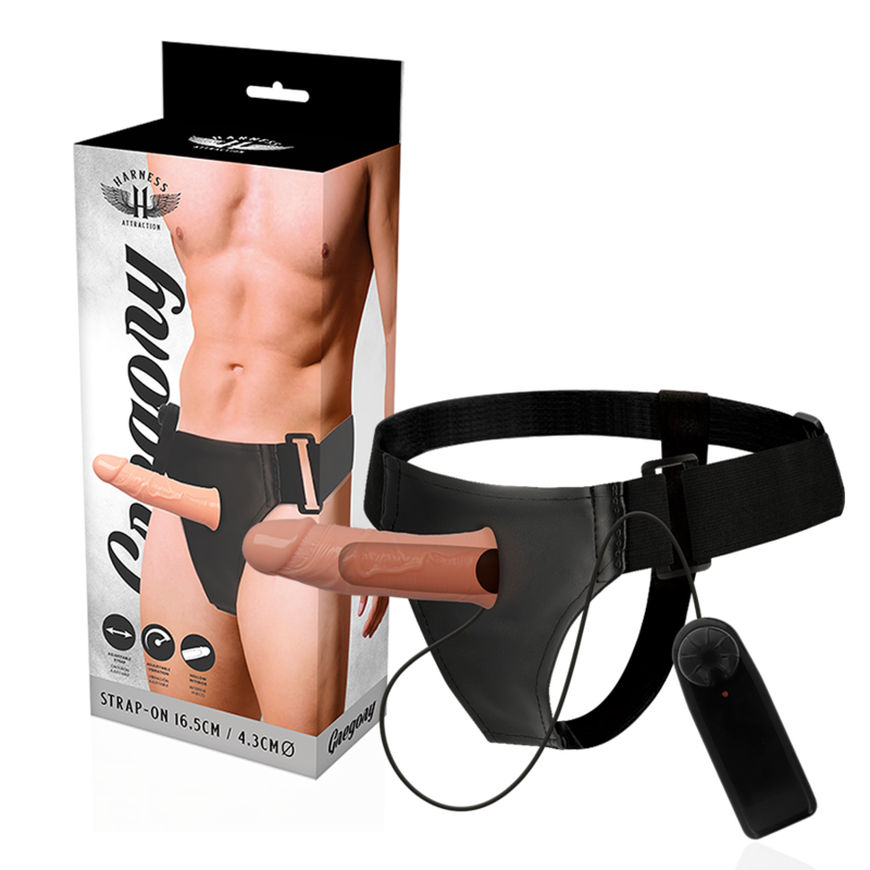 PŘÍVĚSNÉ POSTROJOVÉ TYČINKY - GREGORY HOLLOW RNES S VIBRÁTOREM 16,5 CM -O- 4,3 CM
