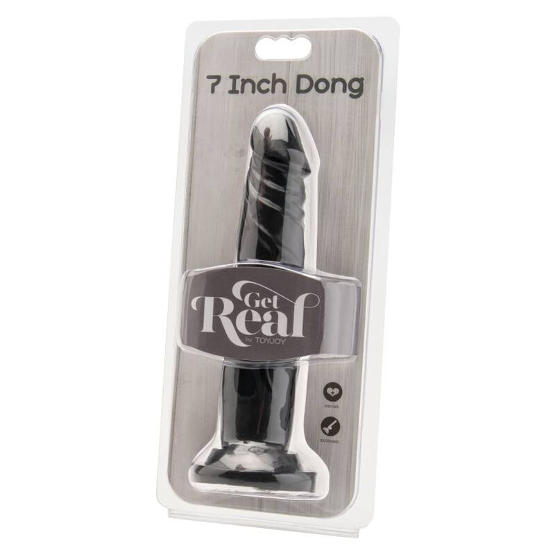 GET REAL - DONG 18 CM ČERNÝ