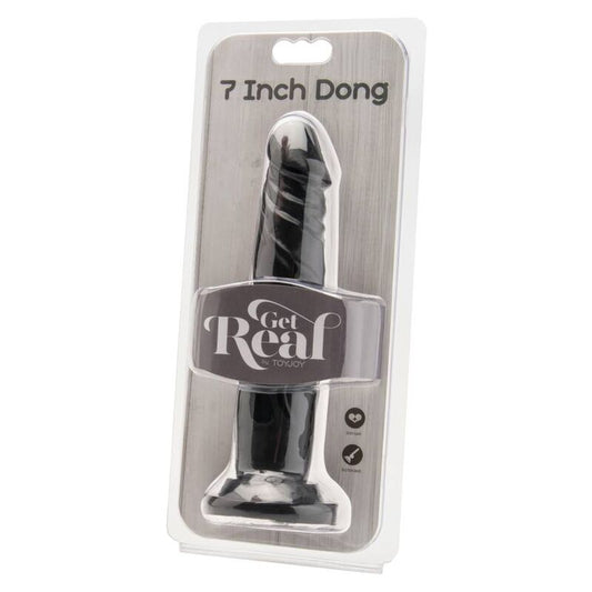 GET REAL - DONG 18 CM ČERNÝ