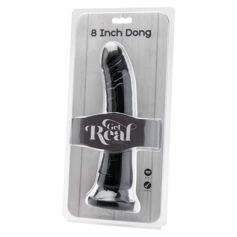 GET REAL - DONG 20,5 CM ČERNÝ