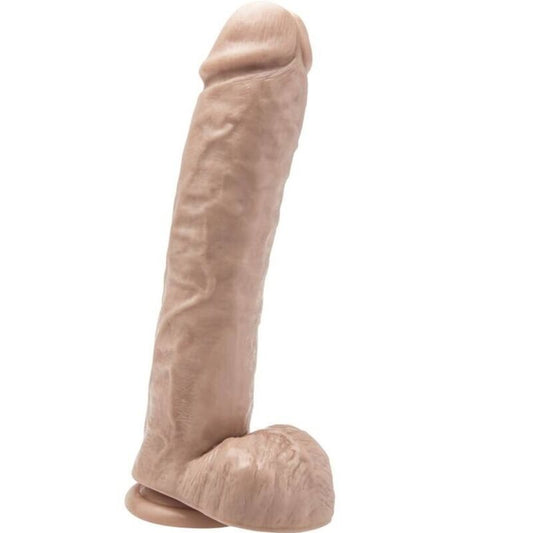 ZÍSKEJTE REÁL - DILDO 28 CM S KŮŽÍ NA KOULE