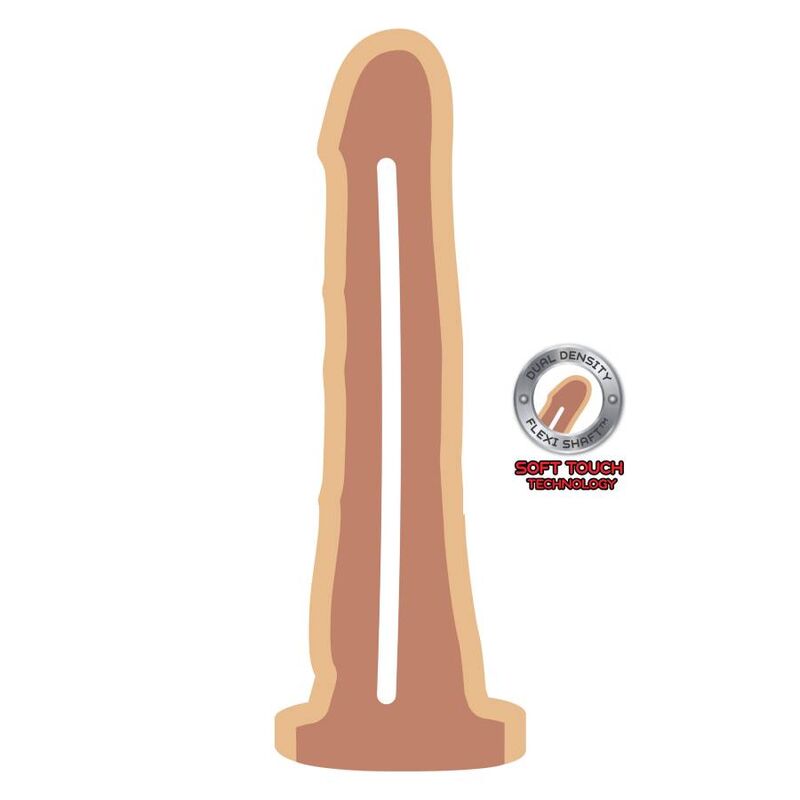 ZÍSKEJTE REÁL - DVOJITÁ HUSTOTA DONG 19 CM KŮŽE