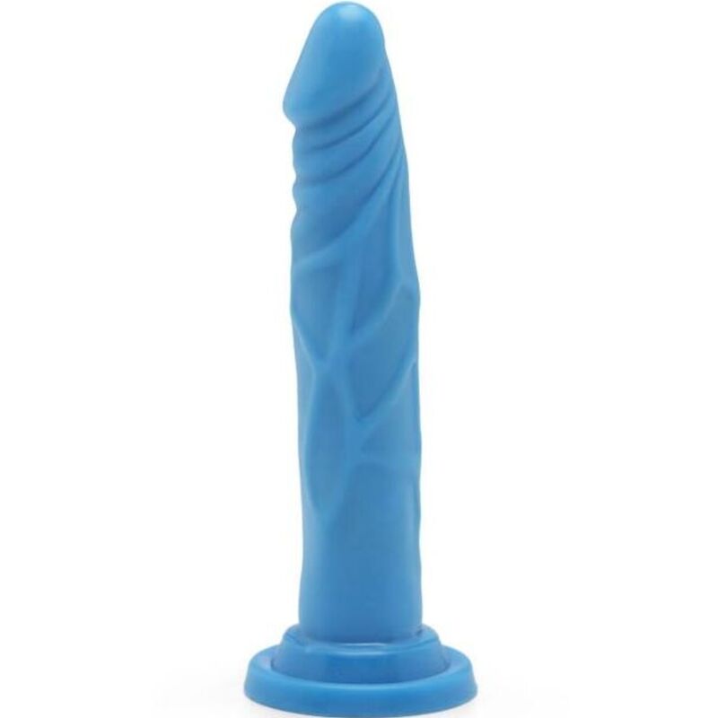 ZÍSKEJTE REÁL - HAPPY DICKS DONG 19 CM MODRÝ