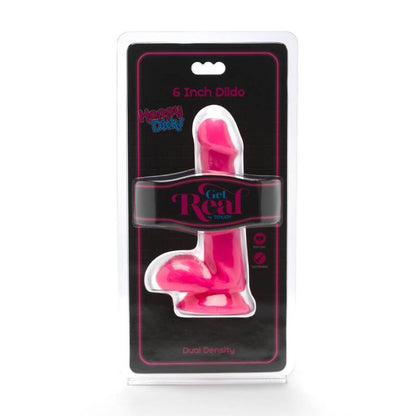 ZÍSKEJTE REÁL - HAPPY DICKS DILDO 12 CM KOULE RŮŽOVÉ