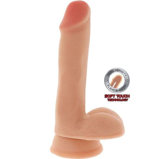 ZÍSKEJTE REÁL - DVOJITÁ HUSTOTA DILDA 17 CM KOULE SKIN