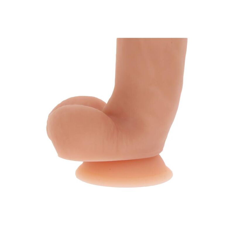 SILIKONOVÉ DILDO 18 CM S KOULEMI SKIN