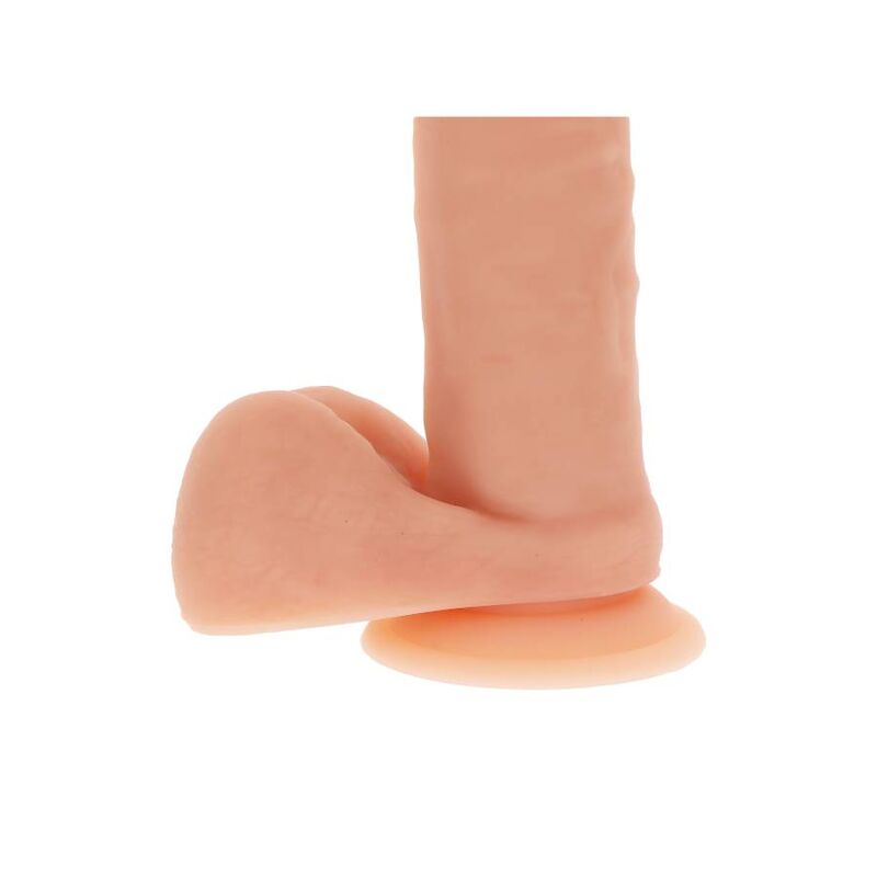 SILIKONOVÉ DILDO 20,5 CM S KOULEMI SKIN